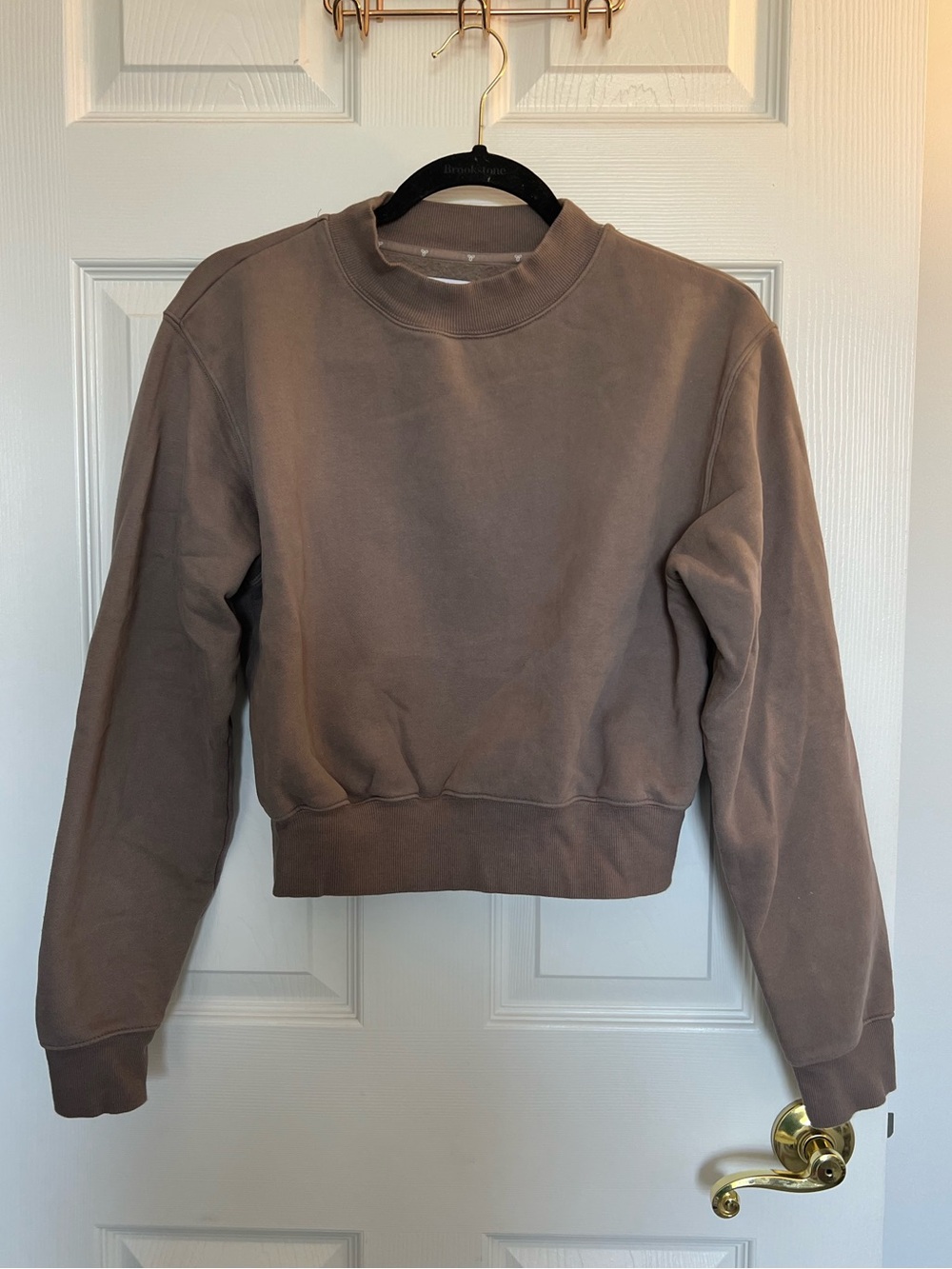 Aritzia TNA Brown Crewneck Sweatshirt